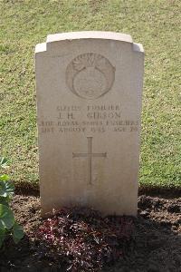 Ismailia War Memorial Cemetery - Gibson, John Henry